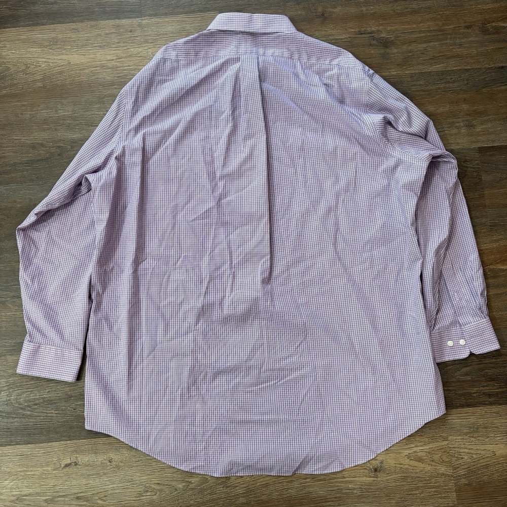 Buttoned Down Men's Button Down Shirt Multicolor Plaid Sz 19x37 Professional - Picture 6 of 7